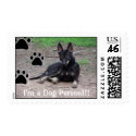 I'm a dog person. postage