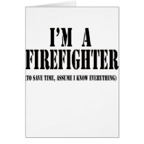 I'm a firefighter black cards