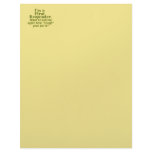 I'm a First Responder... Personalized Letterhead