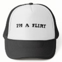 I'M A FLIRT hats