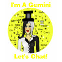 I'm A Gemini - Let's Chat! t-shirts