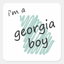 I'm a Georgia Boy Stickers