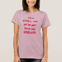 I'm a goddess...now get on your knees and WORSHIP! t-shirts by jusamirage2u I'm a goddess...now get on your knees and WORSHIP! t-shirts
