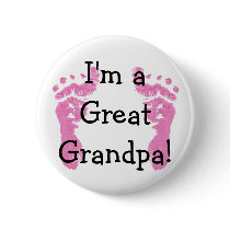 I'm a Great Grandpa! Buttons