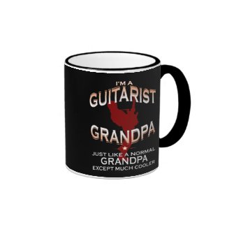 I'm a guitarist grandpa... ringer coffee mug