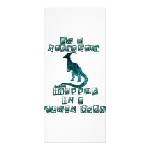 I'm a Hadrosaur Full Color Rack Card