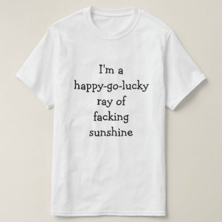 happy go lucky ray of sunshine t shirt