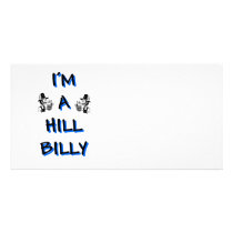 I'm a hillbilly personalized photo card