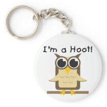 I'm a Hoot T-shirts and Gifts Key Chain