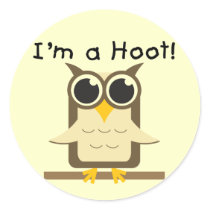 I'm a Hoot T-shirts and Gifts Sticker