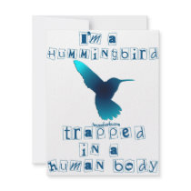 I'm a Hummingbird Invitations
