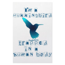 I'm a Hummingbird stationery