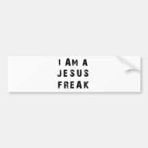 I'm A Jesus Freak Bumper Stickers