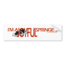 I'm A Joyful Springer bumper stickers