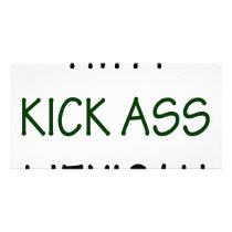 I'm A Kick Ass Mexican Personalized Photo Card