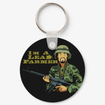 I'm A Lead Farmer Thunder keychains by Zerotees I'm A Lead Farmer Thunder keychains