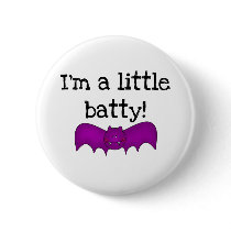 I'm a Little Batty buttons