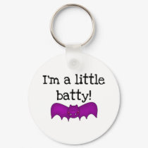 I'm a Little Batty keychains