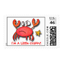 I'm A Little Crabby! postage by BitsOfWhimsy I'm A Little Crabby! postage