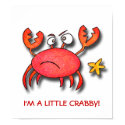 I'm A Little Crabby! posters