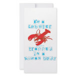 I'm a Lobster Customized Photo Card