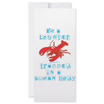 I'm a Lobster Customized Rack Card