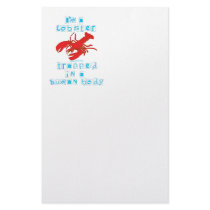 I'm a Lobster Stationery