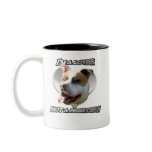 I'm a lover not a fighter pitbull mug