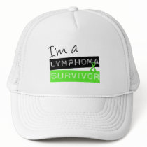 I'm a Lymphoma Survivor hats
