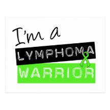 I'm a Lymphoma Warrior Postcard