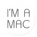 im a mac stickers