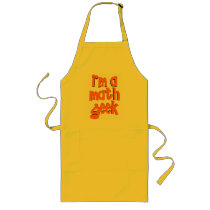 I'm a math geek aprons