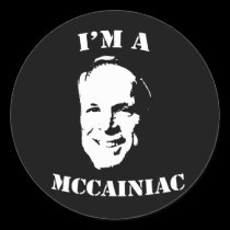 I'm a McCainiac Sticker stickers
