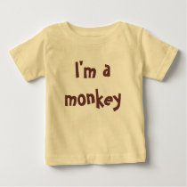 I'm a monkey t-shirts