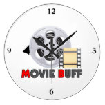 I'm A Movie Buff Wall Clocks