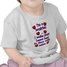 I'm a musician...I make your heart beat in time... T Shirt