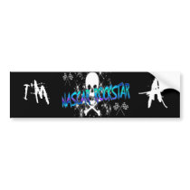 I'M A NASCAR ROCKSTAR (STICKER) bumper stickers
