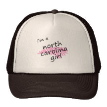 I'm a North Carolina Girl Mesh Hats