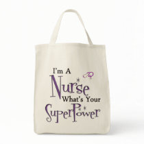 I'm A Nurse Canvas Bags