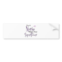 I'm A Nurse Bumper Sticker