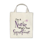 I'm A Nurse Canvas Bags