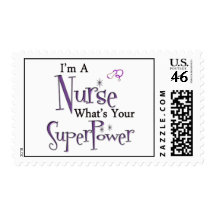 I'm A Nurse Postage Stamp