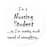 I'm a Nursing Student... Stickers