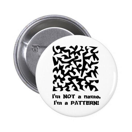 I'm a PATTERN! - #2 - Multi Products Pinback Button
