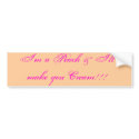 Im a peach bumper stickers by LeaDawnnJaiden Im a peach bumper stickers