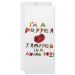 I'm a Pepper II Custom Rack Cards