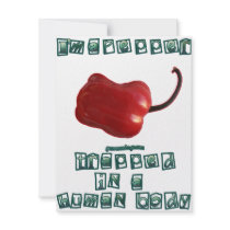 I'm a Pepper invitations by chili_state I'm a Pepper invitations