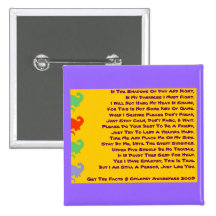 I'm A Person Too! Pinback Button