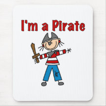 I'm a Pirate Mouse Pads