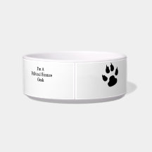 I'm A Political Science Geek Cat Water Bowl
